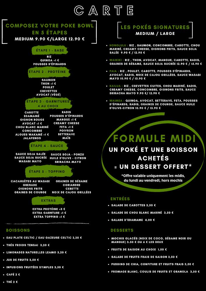 Poké Lovers - Menu Image 1